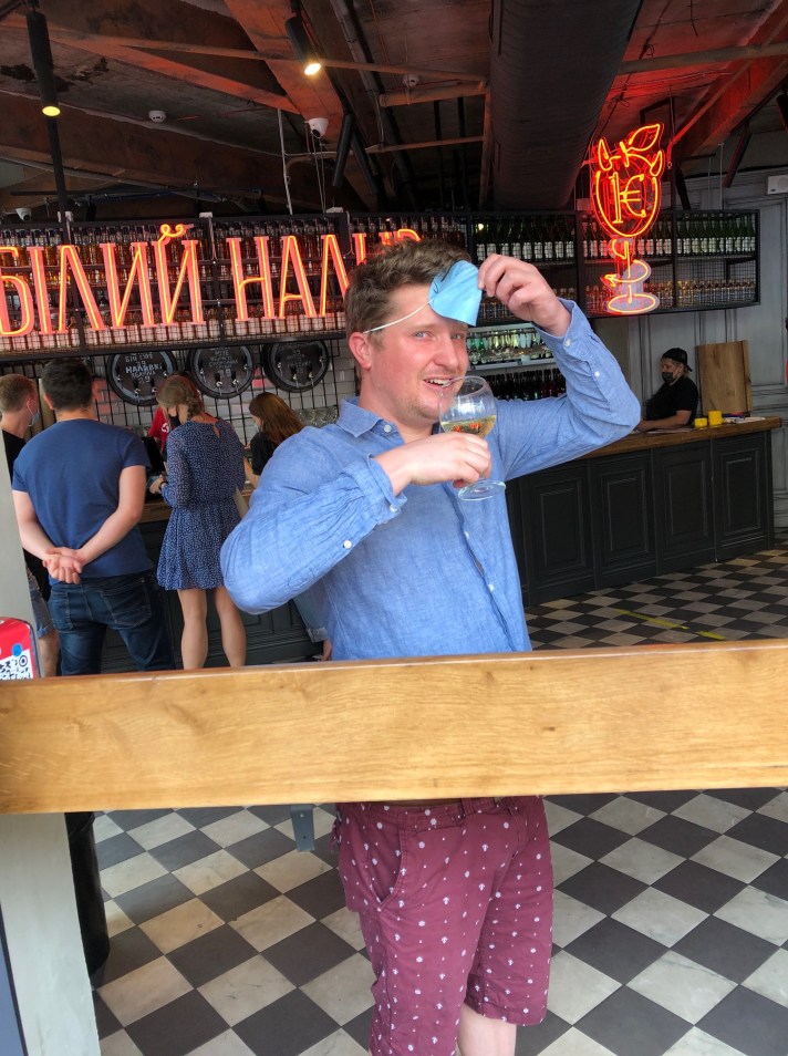 Bilyy Nalyv inside Gastro Family Market