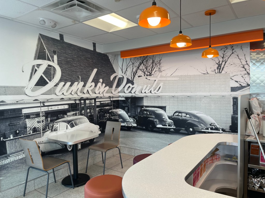 Inside the First Dunkin'